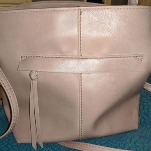 Universal threads dusty pink cross body hobo purse
